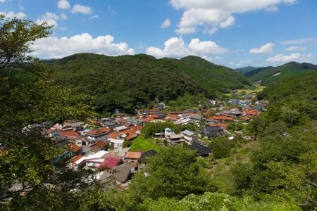 (1517-1)フォトグラファー安森信が撮る長門市の風景「俵山 山から」カラー