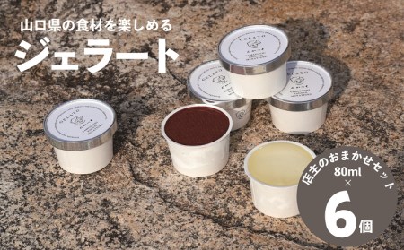 (10025)ジェラート むかつくジェラート アイス 6個入り 詰合せ おまかせ アイスクリーム ギフト プレゼント 長門市