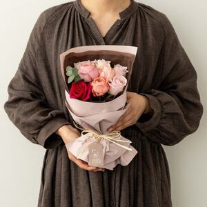 ホシファームのフリルブーケ スイート8本_花・観葉植物 花 _[配送不可地域:離島・北海道・沖縄県]