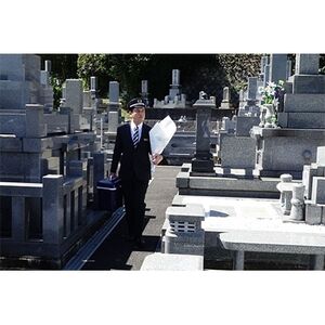 [柳井市限定]お墓参り代行サービス(1回)仏花・写真入り報告書付き_ 地域サービス _