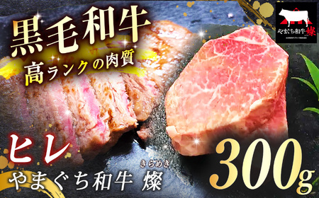 数量限定!選べる 極上ステーキ やまぐち和牛 燦 (きらめき) ヒレ 300g