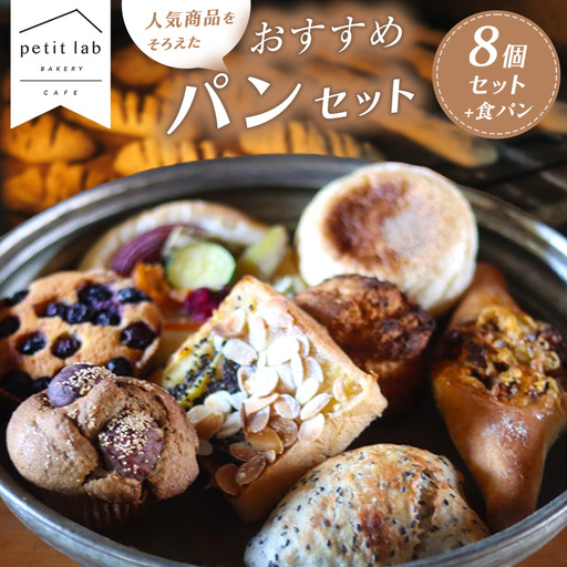 petit lab Bakery おすすめ パン 8個 セット + 食パン