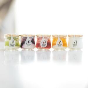 新食感 とろけるくちどけヨーグルト プレミアムセレクション5種(プレーン・ストロベリー・ブルーベリー・マンゴー・キウイ)130g×各1個 計5個