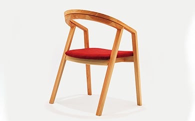 [宮崎椅子製作所] UUチェアー 1脚[チェリー、ナラ、ウォールナット] 椅子 イス セミオーダー チェアー 北欧椅子 宮崎椅子 チェリー