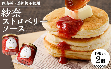 【2個入り】紗奈～はまだ農園 ストロベリーソース　190g×2　_惣菜・加工品  缶詰・瓶詰 _【配送不可地域：離島】【1556731】