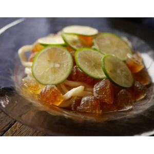 「冷やすだし」(うどん付き)　徳島県産すだちとミニトマトの2種類が入ったセット【配送不可地域：離島】【1419246】