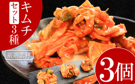 キムチ 3種 セット本格キムチ カッパキムチ 白菜キムチ
