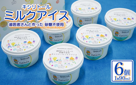 アイス キシリトール ミルクアイス 6個 90ml 砂糖不使用 アイス アイス アイス アイス