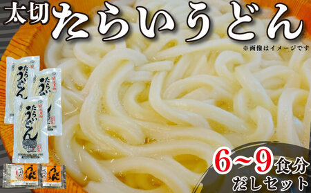 うどん セット たらいうどん 3袋 (6〜9食) うどん うどん うどん うどん