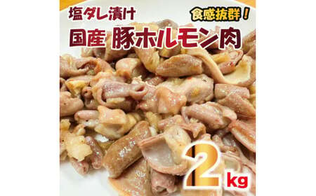 豚肉 やみつきホルモン 塩ダレ 2kg ぶたにく 豚 ぶた ポーク ホルモン 漬け 塩 タレ 小分け 真空パック 冷凍 国産 おかず 惣菜 おつまみ 弁当 ハイボール チューハイ 焼酎 日本酒 ウイスキー ワイン 日用 ギフト 贈答 プレゼント お取り寄せ グルメ おすすめ 人気 BBQ アウトドア 送料無料 徳島県 阿波市