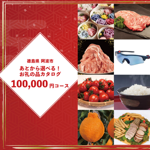 ゆっくりえらべる カタログ 10万円 コース あとから選べる 鮮魚 肉 米 酒 定期便 スイーツ フルーツ 選べる ギフト セレクト [ 徳島県 阿波市 ]