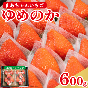 いちご ゆめのか 600g (300g×2p) いちご いちご いちご いちご いちご いちご