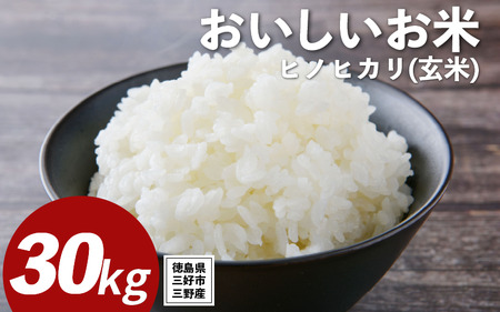 米 令和7年産 新米 30kg 玄米 ヒノヒカリ 米 こめ お米