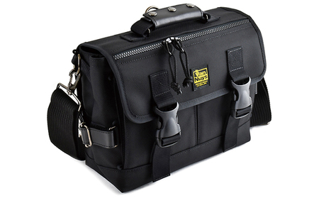 VanNuys ポータブルオーディオ用カスタムバッグF2（Wバックル）270 ウエストバッグ ウエストポーチ アウトドア ボディバッグ ヒップバッグ ブラック バンナイズ ファッション カバン 