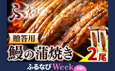[ふるなびweek対象]上板町産うなぎの蒲焼 贈答用 2尾 ※オリジナルのギフトBOXに入れてお送りします![30日以内に出荷予定(土日祝除く)]FN-Limited