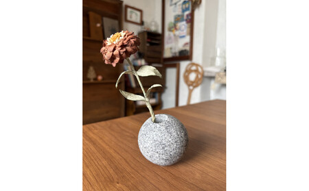 庵治石 一輪挿し SPHEREPOT S