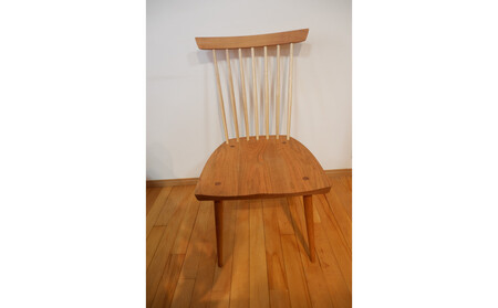 スポークチェア(香川県産材山桜)