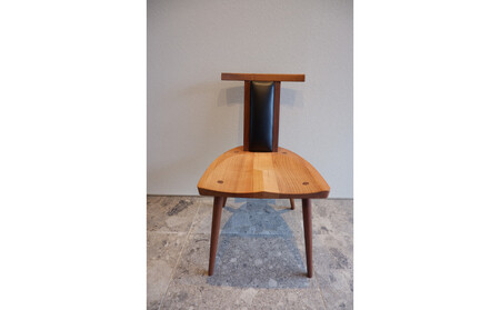 ダイニングチェア(本革ブラック)