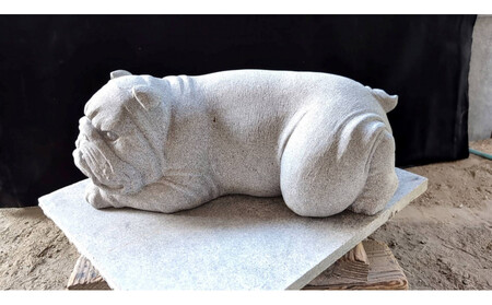 庵治石 ブルドッグ