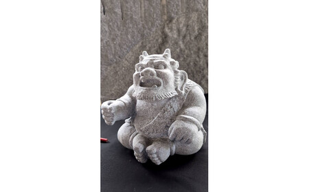 庵治石「鬼っこ」げん爺