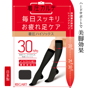 [メディックピエドシリーズ]着圧ハイソックスMサイズ ブラック ソックス くつした 靴下 日用品 美容 着圧ソックス 生活用品 健康用品 健康グッズ スポーツ 旅行 トラベル