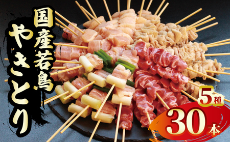 焼鳥 焼き鳥 30本 焼鳥5種セット