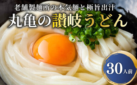 讃岐うどん ゆで麺 30人前 出汁付き うどん