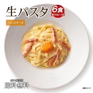 生パスタ 麺のみ 6食(200g×3袋)フェットチーネ |パスタ麺 生麺 もっちり