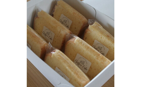 [Cafe悠花]カットシフォンケーキ プレーン 6個セット