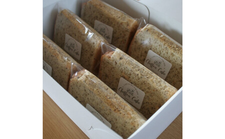 [Cafe悠花]カットシフォンケーキ 紅茶 6個セット