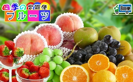 [定期便8回]創業100年 産直あきんど四季のフルーツの定期便[8ヶ月連続でお届け]