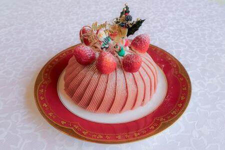 [卵・乳製品・小麦不使用!]LE PAYSAN こだわりのクリスマスケーキ(イチゴのモンブラン)
