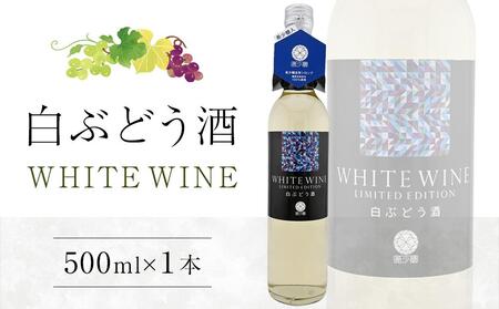 白ぶどう酒 500ml×1本【甘味果実酒 果実酒 国産 ぶどう 】