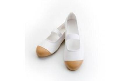 おしゃれな上履き シューズ 室内履き 上靴（ベージュ／27.5cm）