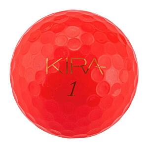 ゴルフボール KIRA DIAMOND2  12球入 2ダース (計24球）【レッド】 ゴルフ キャスコ kasco