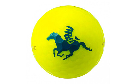 ゴルフボール 2026干支ボール 12球入 1ダース イエロー 青馬 ゴルフ kasco キャスコ