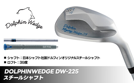 ゴルフクラブ ドルフィンウェッジ DW-225 メンズ スチールシャフト ロフト角39° キャスコ kasco