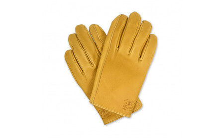 LAMP GLOVES -UTILITY GLOVE MID -(カラー:キャメル/サイズ:L)[革手袋 レザー グローブ 鹿革 メンズ レディース Lamp gloves ランプグローブス ミッド ドライビンググローブ バイカー ファッション 手袋 香川県 さぬき市]