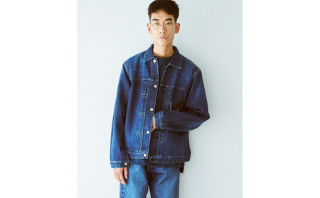 14ozセルヴィッチデニム 1stタイプジャケット インディゴブルー [サイズ:2]