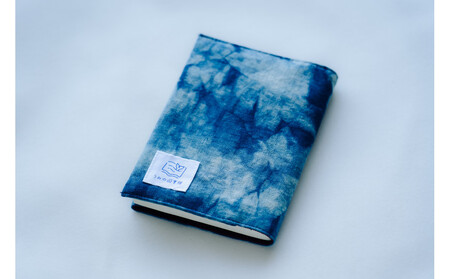 藍染 ブックカバー 村雲染