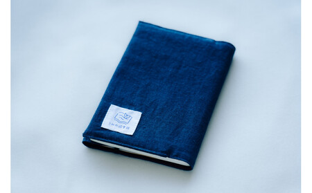 藍染 ブックカバー 単色染