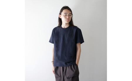 擦り切れても着続けたくなるDAILY TEE サイズ1(S)[ネイビー]