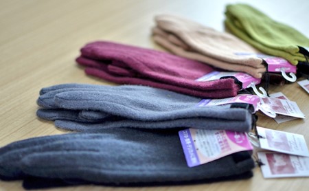 レディース　手袋（指で～る） ファッション 小物  ベージュ