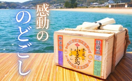 暑い季節に清涼感![小豆島手延べそうめん]木箱6kg 〜究極ののどごし〜(素麺 ギフト 贈答品 お中元 贈り物 麺)