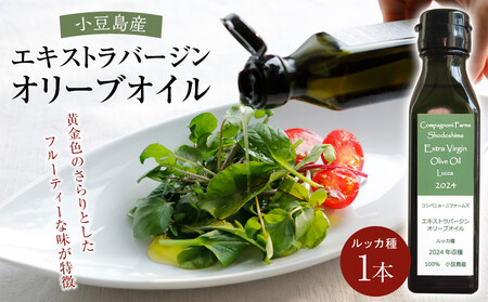 ジェイさんのオリーブオイル[ルッカ種]105g×1本 (簡易包装) コンパニョーニファームズ エキストラバージンオイル 2025年秋収穫 100%小豆島産 手摘み