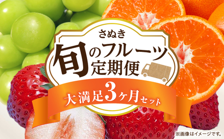 さぬき旬のフルーツ満足 3回定期便 