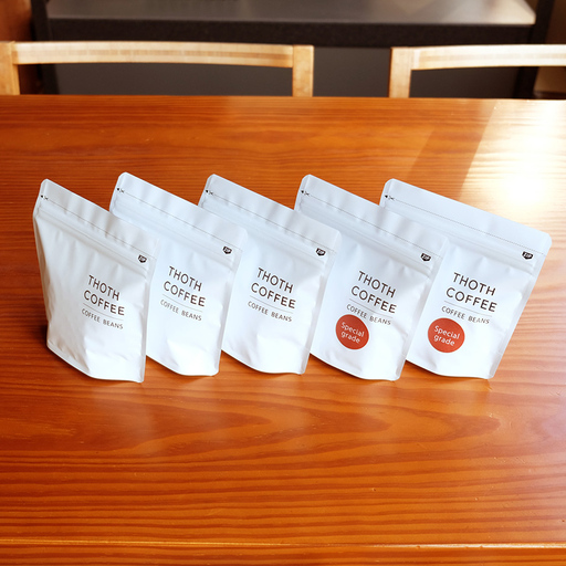トートコーヒー 飲み比べセット(豆のまま) 100g×5種 珈琲 コーヒー コーヒー豆 飲料