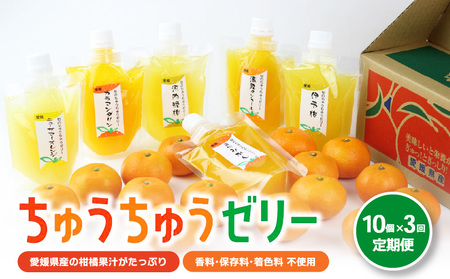 [定期便3回] 旬のちゅうちゅうゼリー 定期便 10個 | ゼリー ゼリー ゼリー ゼリー ゼリー