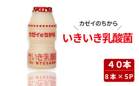 カゼイのちから いきいき乳酸菌 65ml 40本入 | 乳製品 乳酸菌飲料 飲み物 詰め合わせ セット ドリンク ドリンクタイプ 飲料 お取り寄せ 愛媛県 松山市