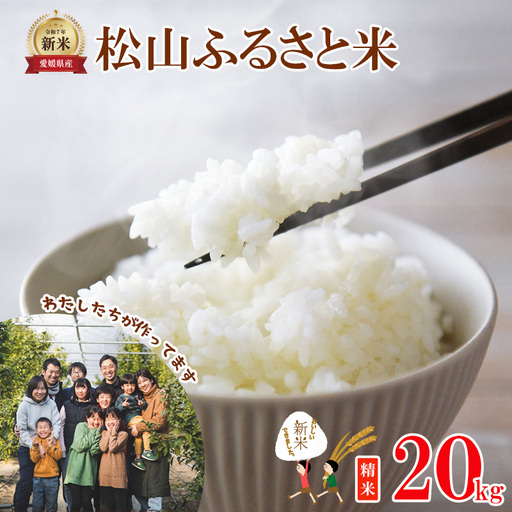 米 精米 松山ふるさと米 令和8年産 20kg [OCF0081_x]